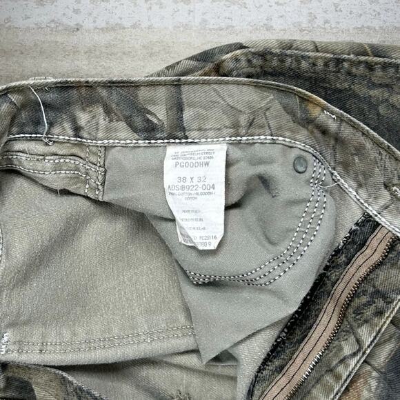 Vintage Wrangler Realtree Hunting Camo Jeans Baggy Wide Leg Fit Denim 90s - Picture 4 of 5